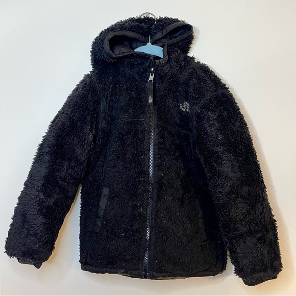 The North Face Kids Camouflage Reversible Puffer Coat With Hood XS - Picture 5 of 9